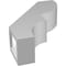 Ekena Millwork 3-in. W x 10-in. D x 14-in. H Ridgewood Architectural Grade PVC Knee Brace BRCP03X10X14RID - alternate 4